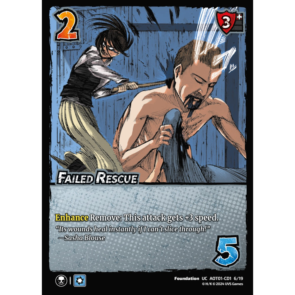 Failed Rescue, 6/19, UC, UniVersus, Attack on Titan: Battle for Humanity
