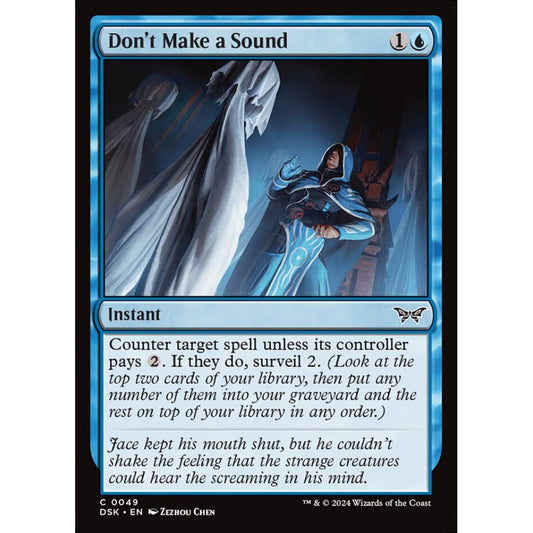 Don't Make a Sound, 49, common, Magic: The Gathering, Duskmourn: House of Horror
