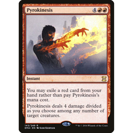 Pyrokinesis rare 143 Magic the Gathering Eternal Masters