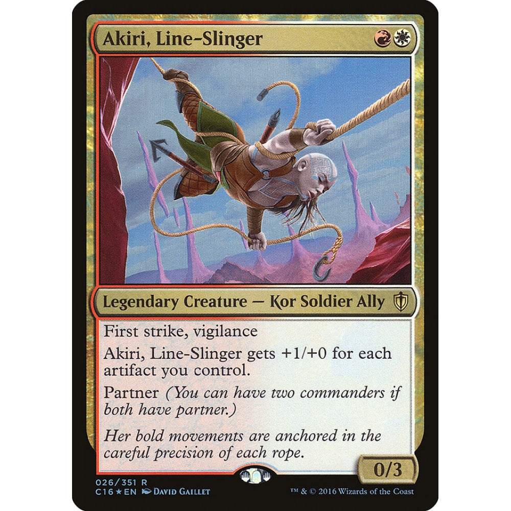 Akiri, Line-Slinger rare 26 Magic the Gathering Commander 2016