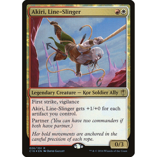 Akiri, Line-Slinger rare 26 Magic the Gathering Commander 2016