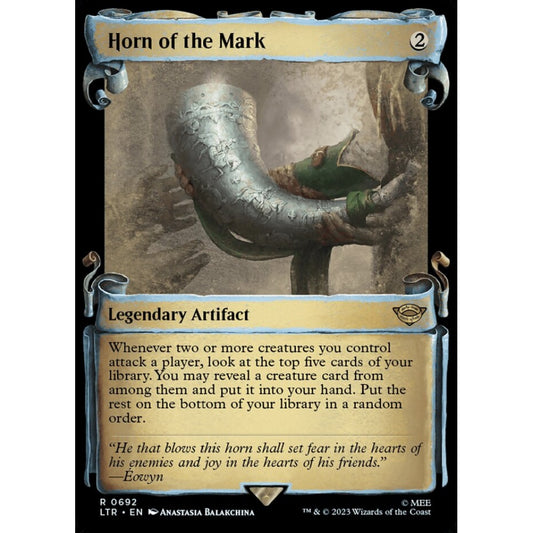 Horn of the Mark, rare, 692, Magic the Gathering, The Lord of the Rings: Tales of Middle-earth