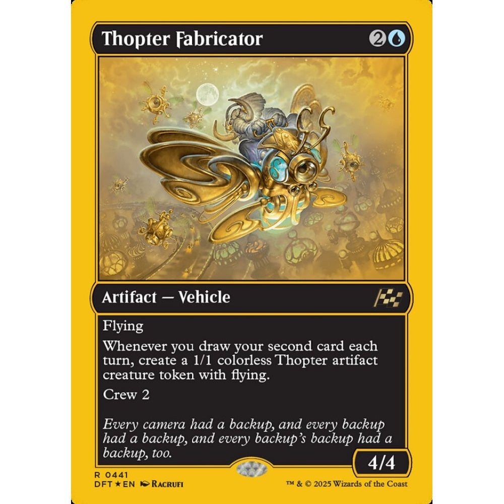 Thopter Fabricator, 441, rare, Magic: The Gathering, Aetherdrift