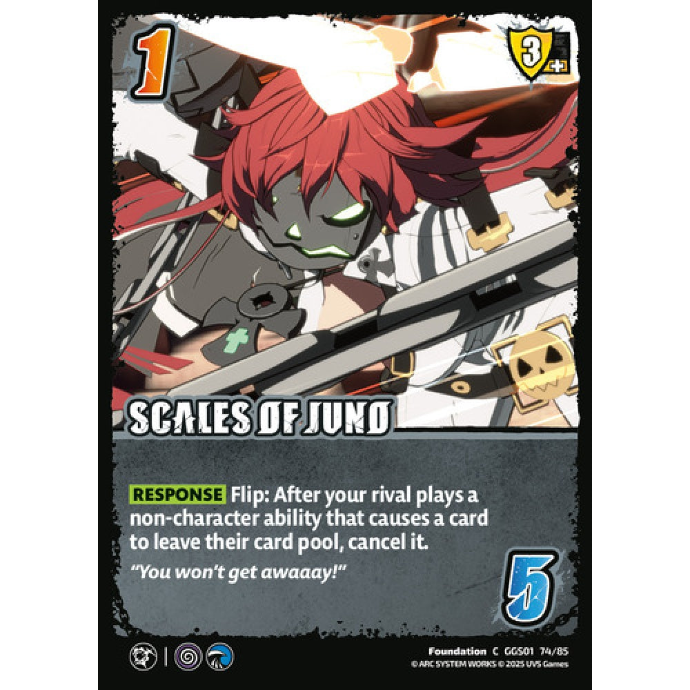 Scales of Juno 74/85 Universus Card Game Guilty Gear -Strive- C Non-Foil