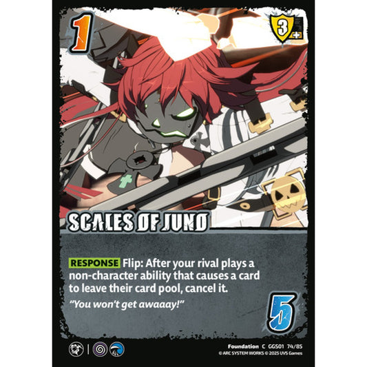Scales of Juno 74/85 Universus Card Game Guilty Gear -Strive- C Non-Foil