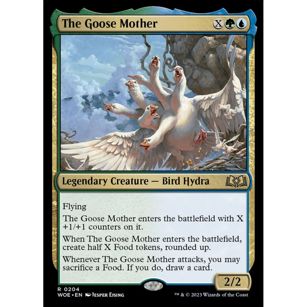 The Goose Mother, rare, 204, Magic the Gathering, Wilds of Eldraine