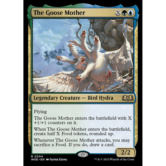 The Goose Mother, rare, 204, Magic the Gathering, Wilds of Eldraine