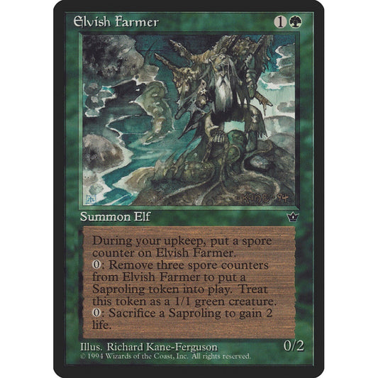 Elvish Farmer rare 66 Magic the Gathering Fallen Empires