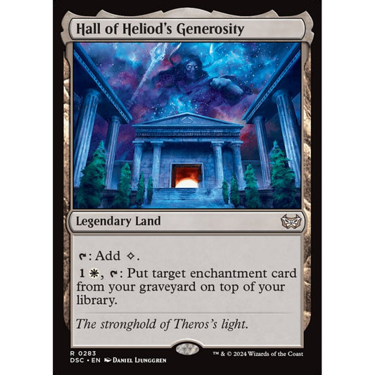 Hall of Heliod's Generosity, 283, rare, Magic: The Gathering, Duskmourn: House of Horror
