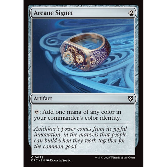 Arcane Signet, 52, common, Magic: The Gathering, Aetherdrift Commander