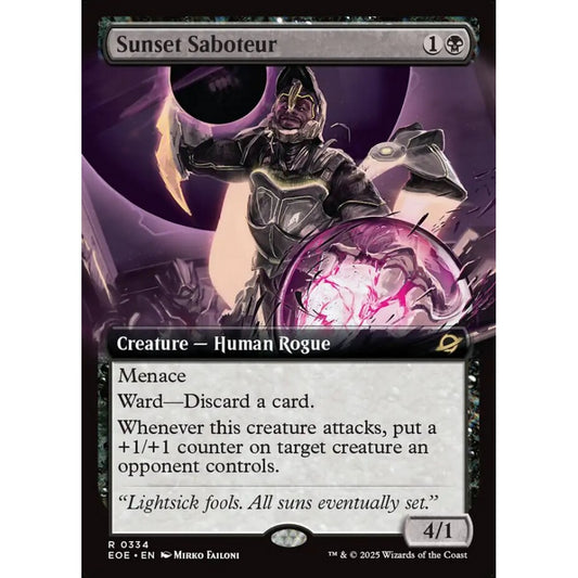 Sunset Saboteur rare 334 Magic the Gathering Edge of Eternities