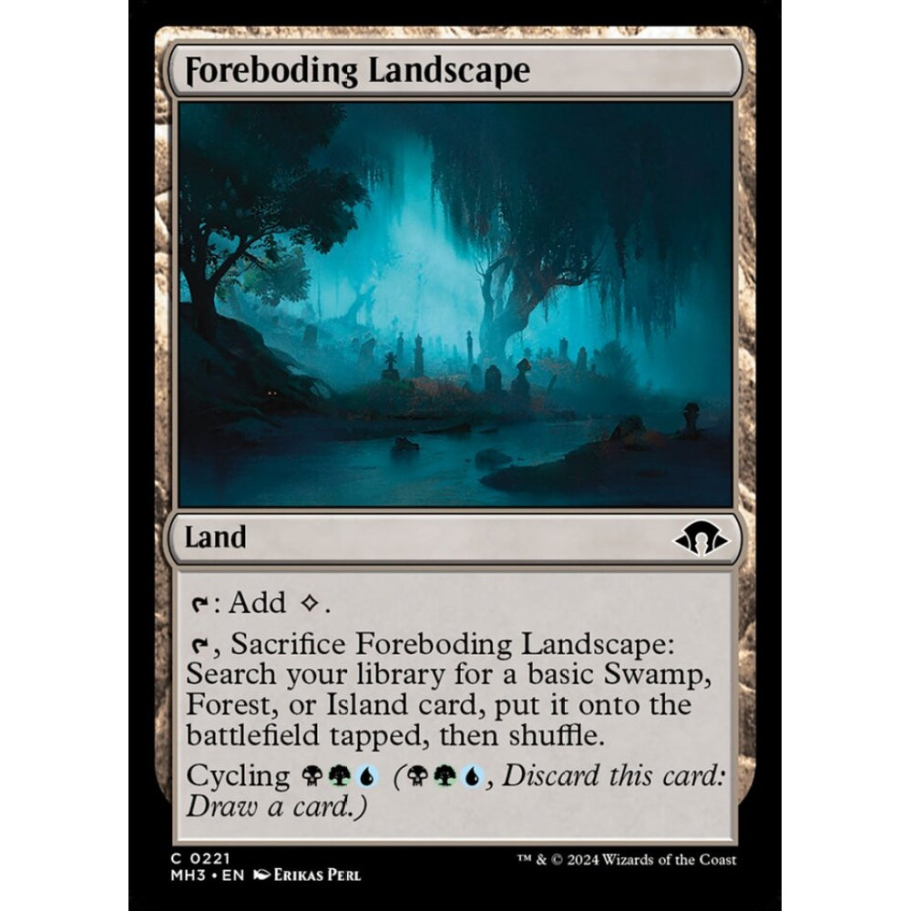 Foreboding Landscape, 221, common, Magic: The Gathering, Modern Horizons 3