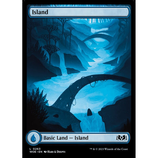 Island, common, 263, Magic the Gathering, Wilds of Eldraine