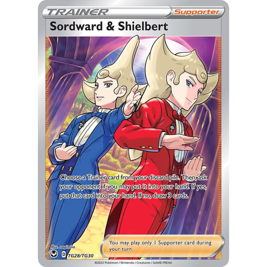Sordward & Shielbert Rare Ultra TG28/TG30 Pokemon Card Game Silver Tempest
