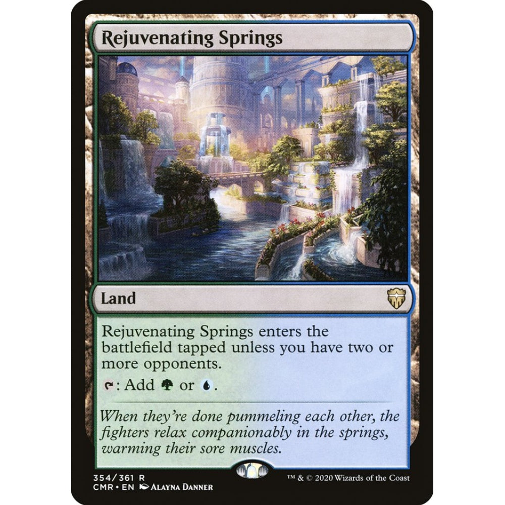 Rejuvenating Springs rare 354 Magic the Gathering Commander Legends