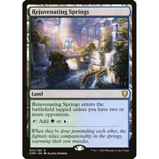Rejuvenating Springs rare 354 Magic the Gathering Commander Legends
