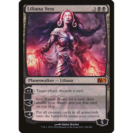 Liliana Vess mythic 102 Magic the Gathering Magic 2011