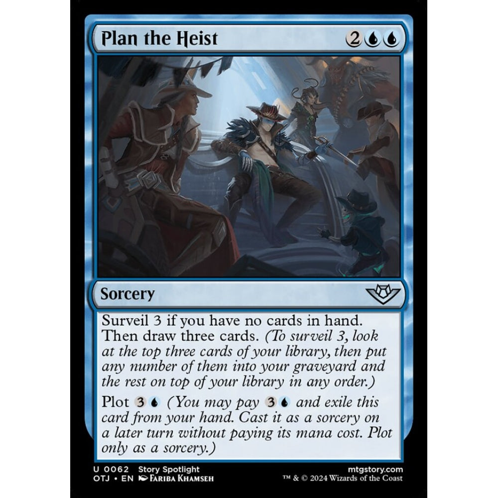 Plan the Heist, 62, uncommon, Magic: The Gathering, Outlaws of Thunder Junction