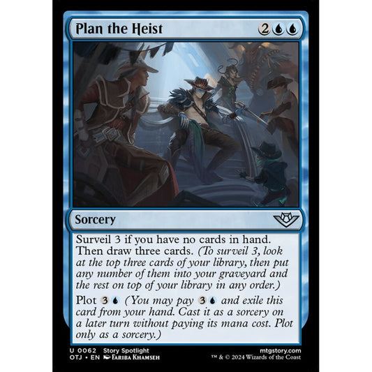 Plan the Heist, 62, uncommon, Magic: The Gathering, Outlaws of Thunder Junction