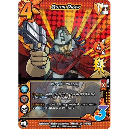 Quick Draw, 54/108, UC, UniVersus, MHA03 Heroes Clash