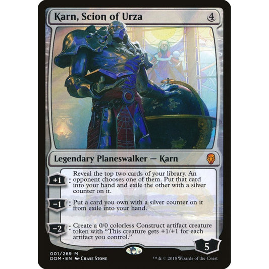 Karn, Scion of Urza mythic 1 Magic the Gathering Dominaria