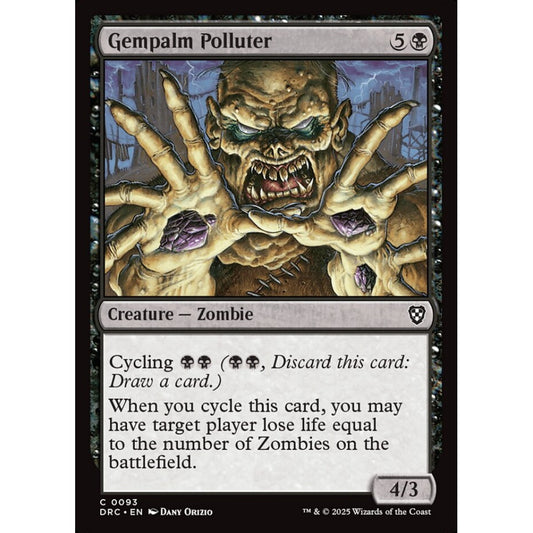 Gempalm Polluter, 93, common, Magic: The Gathering, Aetherdrift Commander