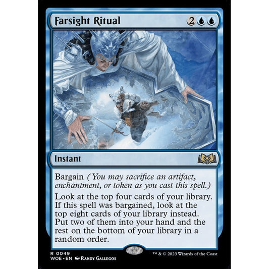 Farsight Ritual, rare, 49, Magic the Gathering, Wilds of Eldraine