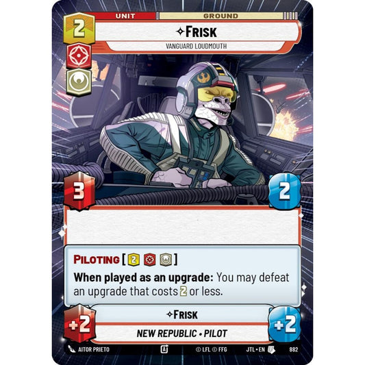 Frisk, U, JTL 882) Hyperspace Foil, Star Wars Unlimited