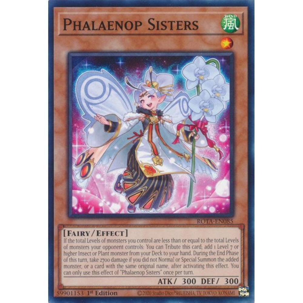 Phalaenop Sisters ROTA-EN085 Common Yu-Gi-Oh Rage of the Abyss