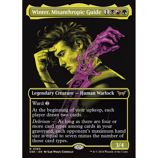 Winter, Misanthropic Guide, 365, rare, Magic: The Gathering, Duskmourn: House of Horror