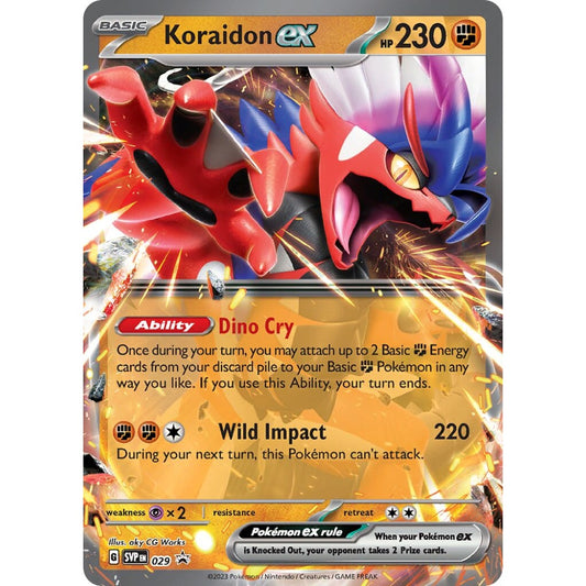 Koraidon ex Promo 029 Pokemon Card Game Scarlet & Violet Promos