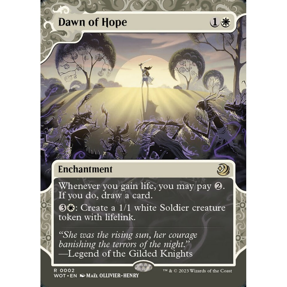 Dawn of Hope rare 2 Magic the Gathering Wilds of Eldraine: Enchanting Tales