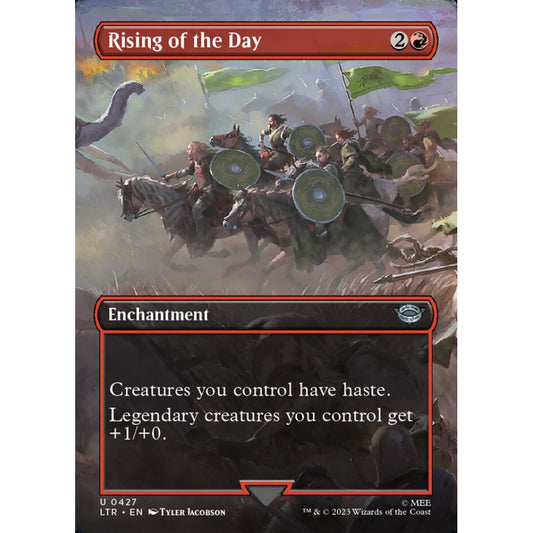 Rising of the Day, uncommon, 427, Magic the Gathering, The Lord of the Rings: Tales of Middle-earth