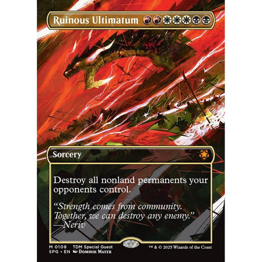 Ruinous Ultimatum mythic 108 Magic the Gathering Special Guests