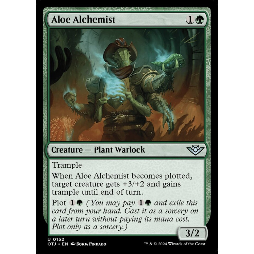 Aloe Alchemist, 152, uncommon, Magic: The Gathering, Outlaws of Thunder Junction