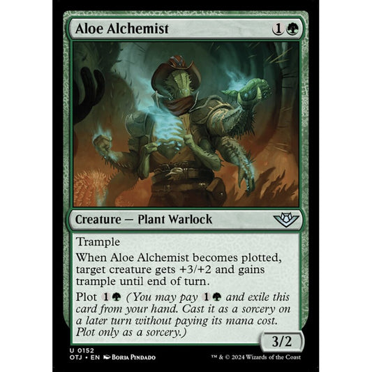 Aloe Alchemist, 152, uncommon, Magic: The Gathering, Outlaws of Thunder Junction