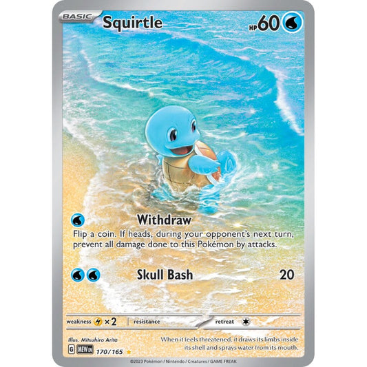 Squirtle Illustration Rare 170/165 Pokemon Card Game Pokémon 151