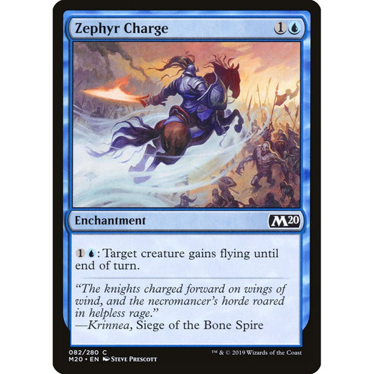 Zephyr Charge common 82 Magic the Gathering Core Set 2020