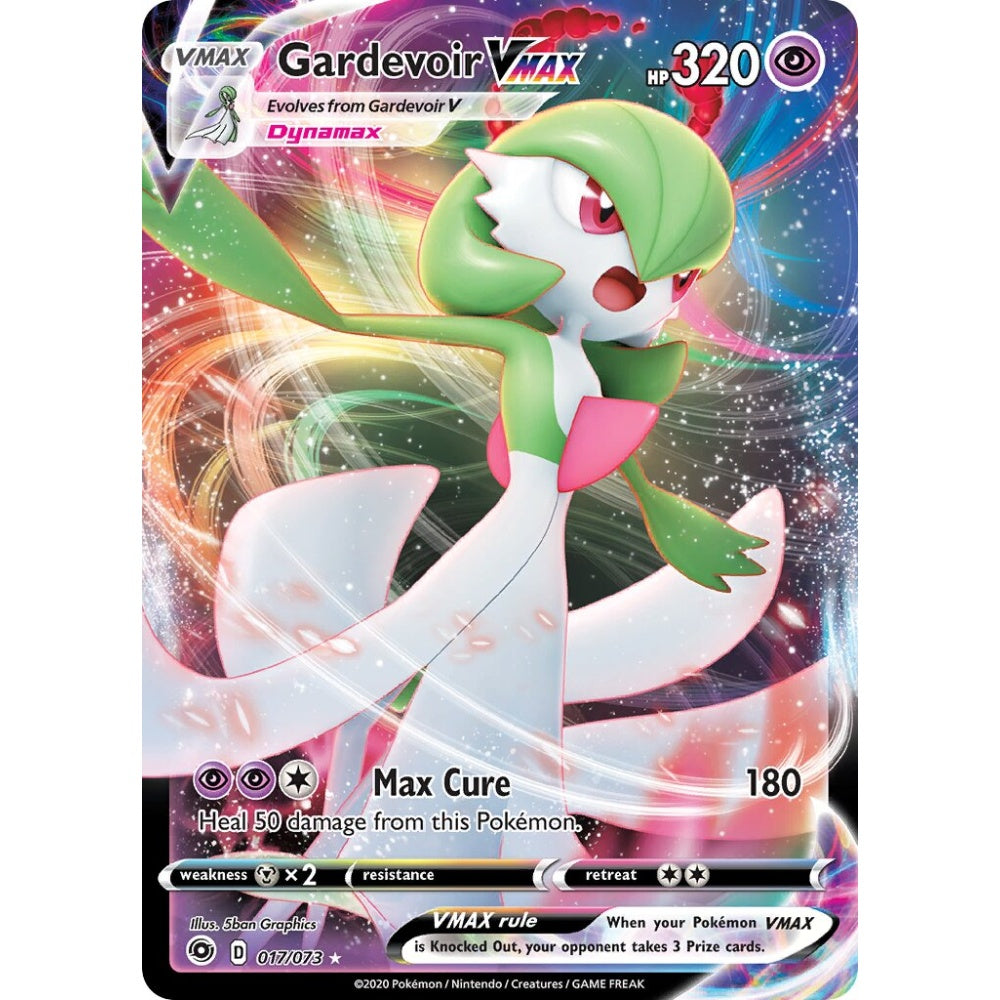 Gardevoir VMAX Holo Rare VMAX 017/073 Pokemon Card Game Champion's Path