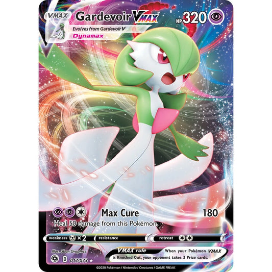 Gardevoir VMAX Holo Rare VMAX 017/073 Pokemon Card Game Champion's Path