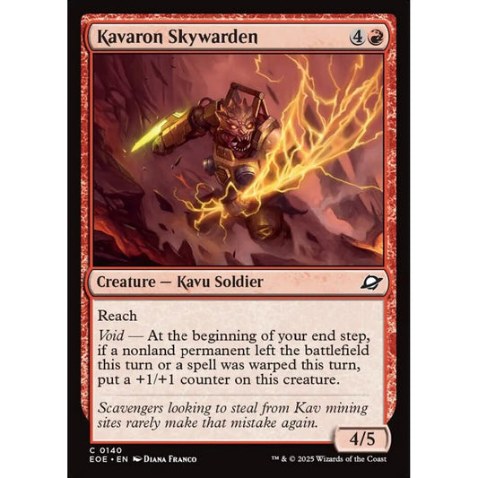 Kavaron Skywarden common 140 Magic the Gathering Edge of Eternities