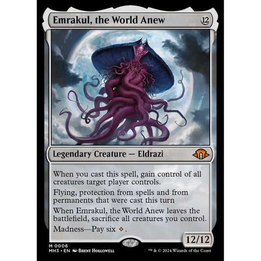 Emrakul, the World Anew, 6, mythic, Magic: The Gathering, Modern Horizons 3