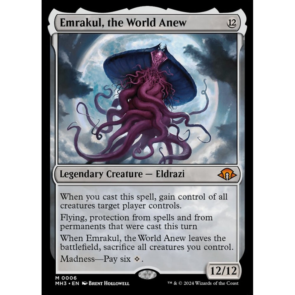 Emrakul, the World Anew, 6, mythic, Magic: The Gathering, Modern Horizons 3