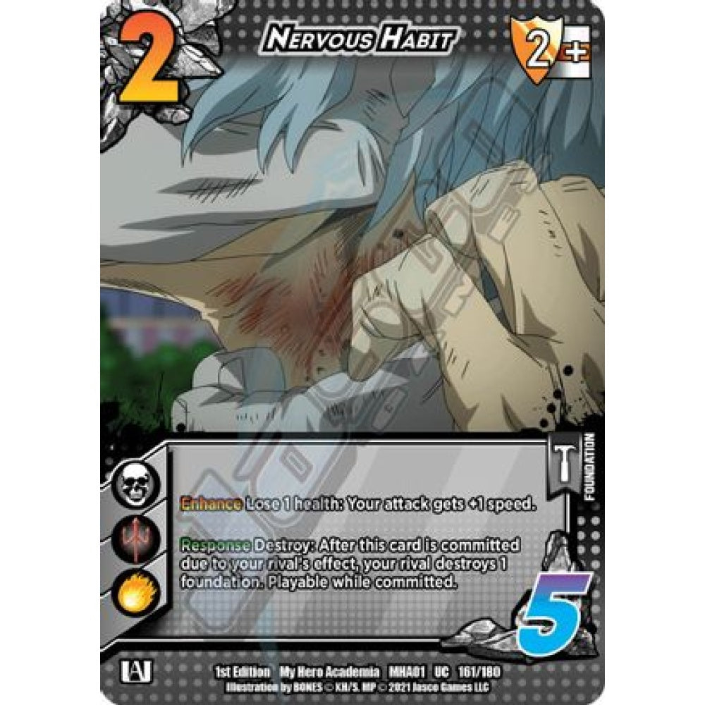 Nervous Habit, 161/180, UC, UniVersus, MHA01 My Hero Academia