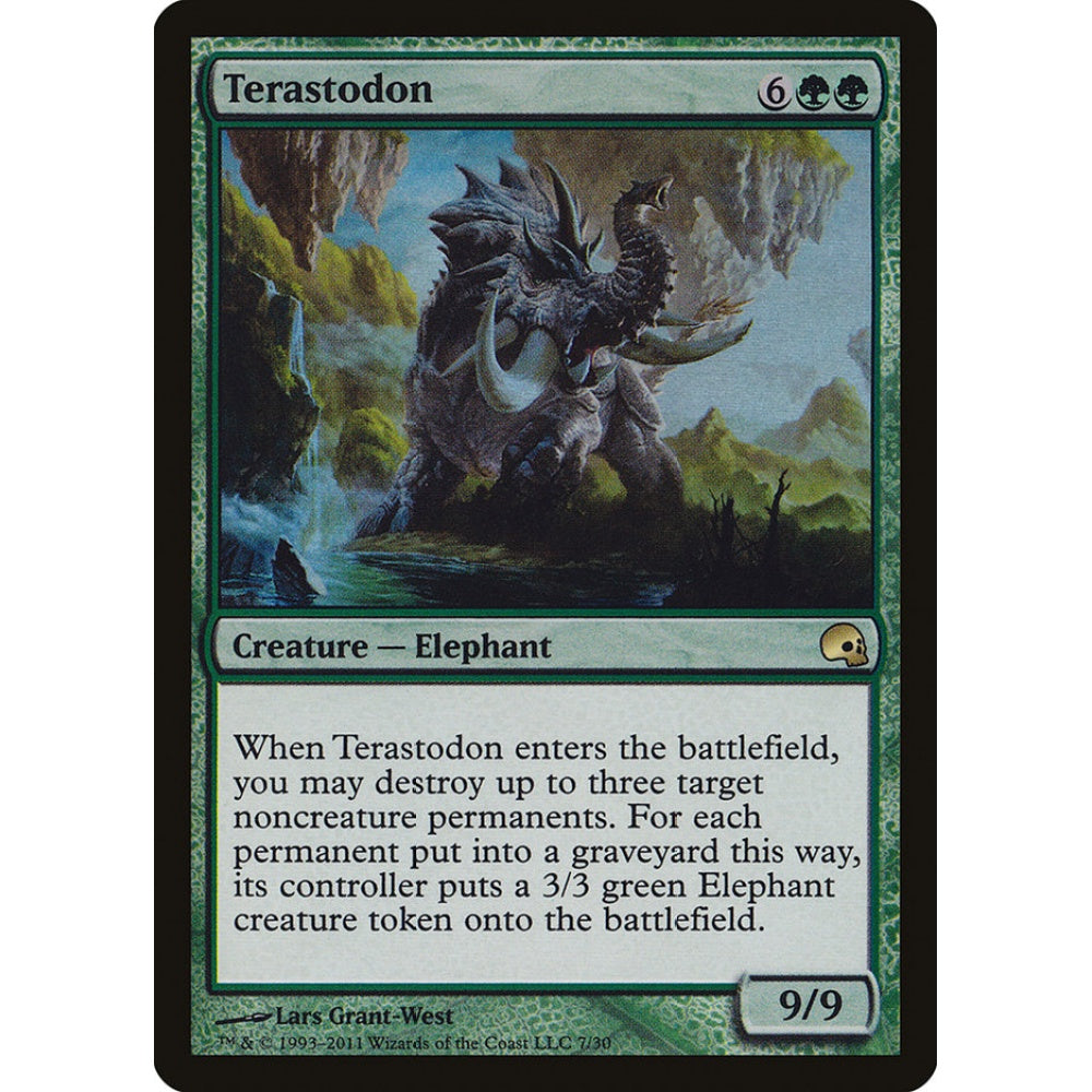 Terastodon rare 7 Magic the Gathering Premium Deck Series: Graveborn