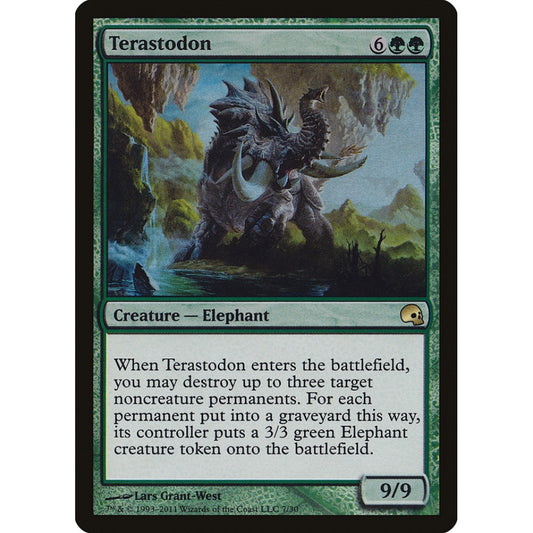 Terastodon rare 7 Magic the Gathering Premium Deck Series: Graveborn