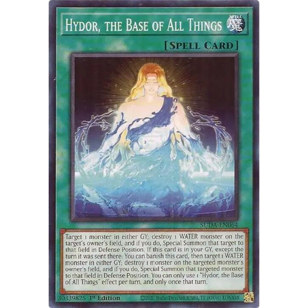 Hydor, the Base of All Things SUDA-EN064 Common Yu-Gi-Oh Supreme Darkness
