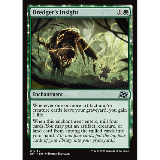 Dredger's Insight, 159, uncommon, Magic: The Gathering, Aetherdrift