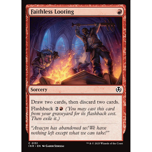 Faithless Looting, 151, common, Magic: The Gathering, Innistrad Remastered