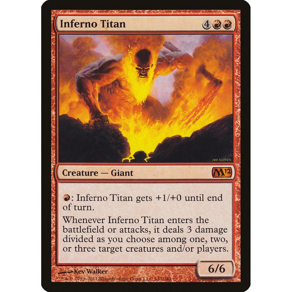 Inferno Titan mythic 147 Magic the Gathering Magic 2012